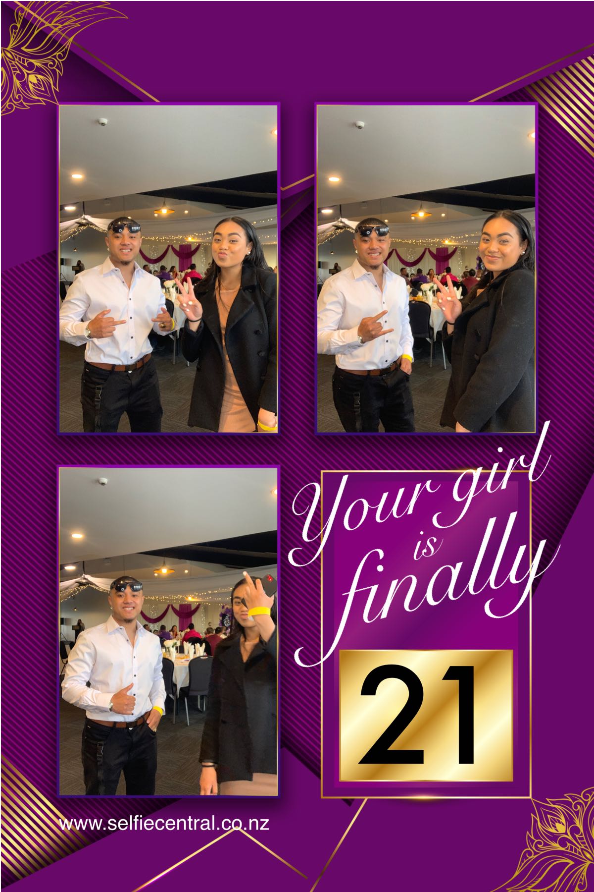 Your girl is finally 21 | View more photos from the event at gallery.photobooth.co.nz/u/SelfieCentral/Your-girl-is-finally-21